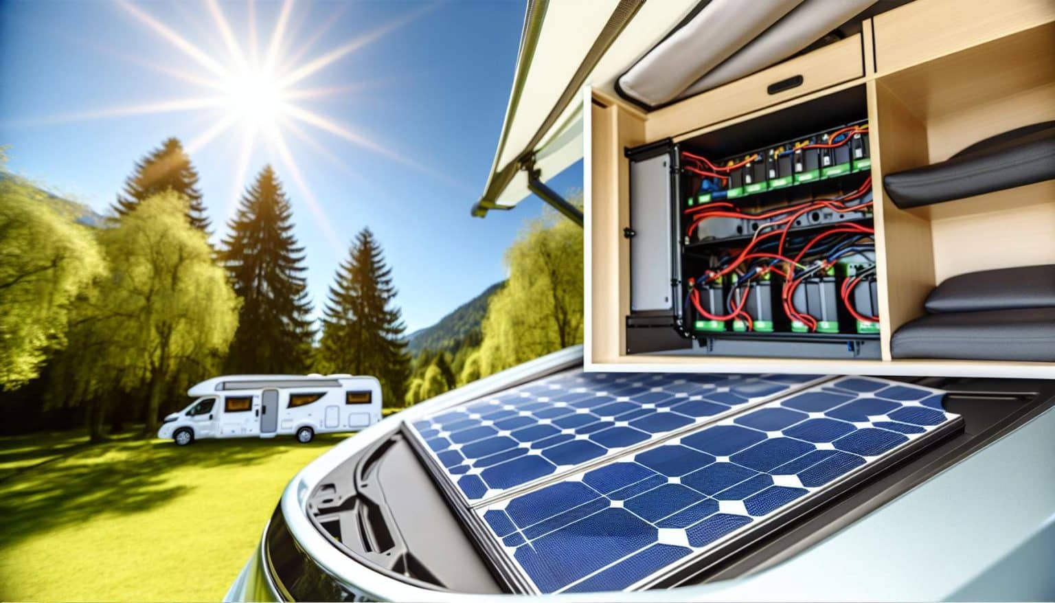 Comparatif kits solaires camping-car avec batterie